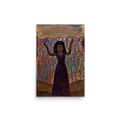 Calling on the Ancestors-Brown Print - Image 2