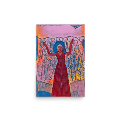 Calling on the Ancestor-Red and Blue Print - Image 2