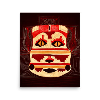 Indiga Mask Print