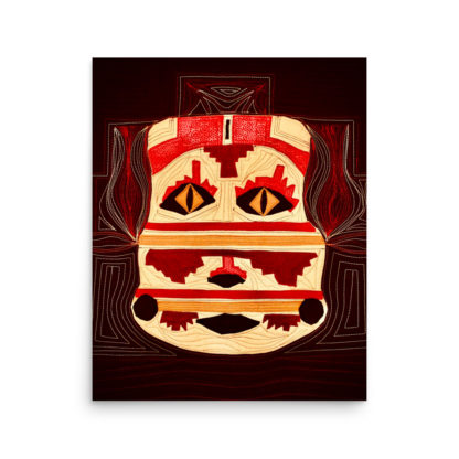 Indiga Mask Print