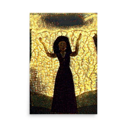 Calling on the Ancestors-Color Lights Print