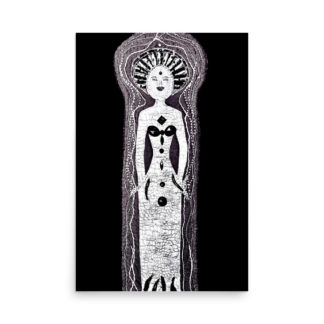 Snake Woman Print