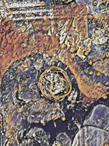 The Resting Spheres in Black, Gold and Gray www.legaciarts.com