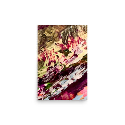 Abstract Print Burgundy and Olive - Image 2