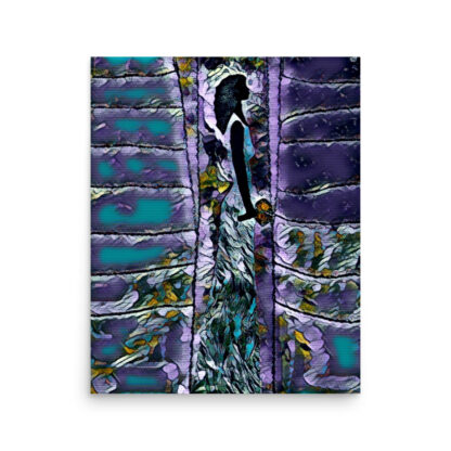 Lady Love Light Energy Print-Purple