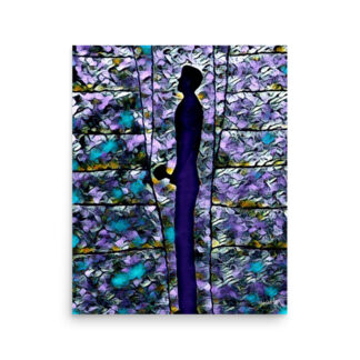 Mister Love Light Energy Print-Purple