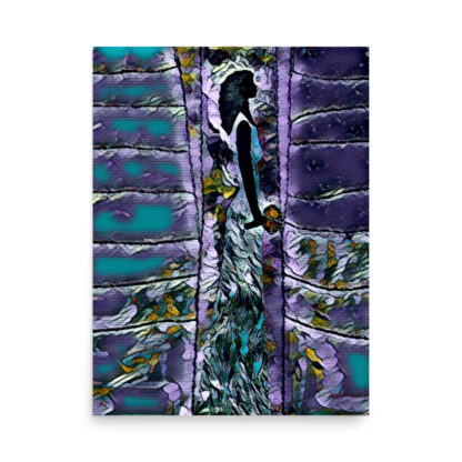 Lady Love Light Energy Print-Purple - Image 3
