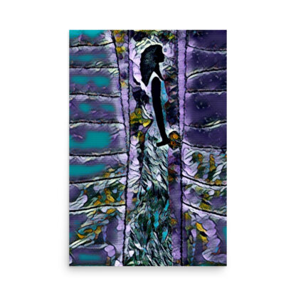 Lady Love Light Energy Print-Purple - Image 4