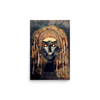 Nut's Face- Indigo and Tan - Image 2