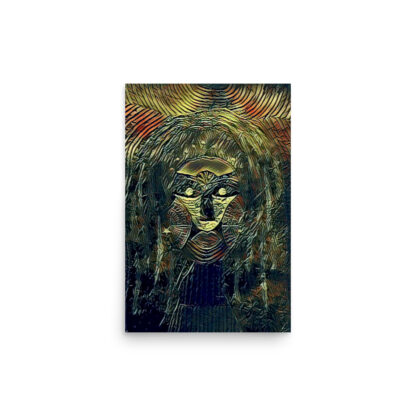 Nut's Face-Blue, Gold, Green - Image 2