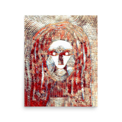Nut's Face-Red and Gray