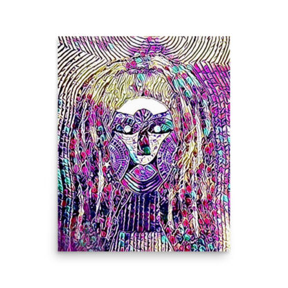 Nut's Face-Purple and Yellow