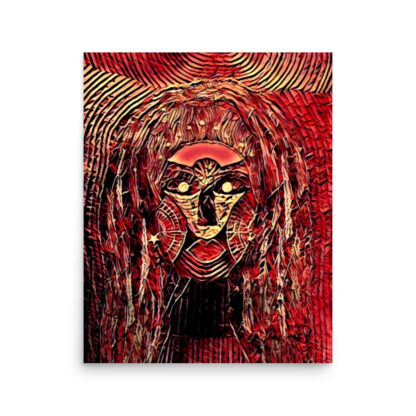 Nut's Face-Bright Red