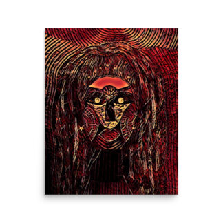 Nut's Face-Dark Red