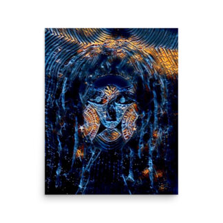 Nut's Face-Blue, Gold