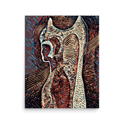 Phoenix-Brown and Blue