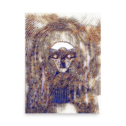 Nut's Face-Purple and Taupe - Image 3