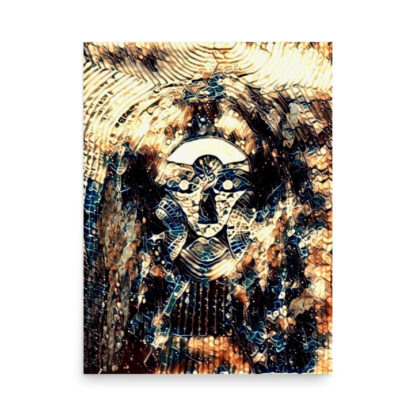 Nut's Face-Gold, White and Blue - Image 3
