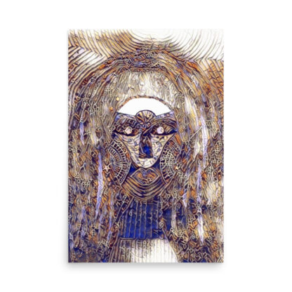 Nut's Face-Purple and Taupe - Image 4