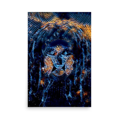 Nut's Face-Blue, Gold - Image 4