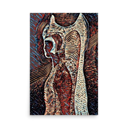 Phoenix-Brown and Blue - Image 4